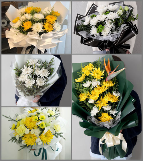 山东聊城东阿县新城街道白事花束代送